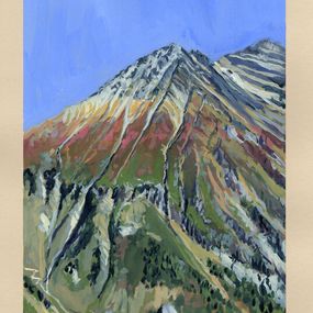 Gemälde, Etude de montagne 3, Hugo Caddous