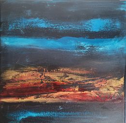 Painting, Variation abstraite 3, Nadine de Lespinats