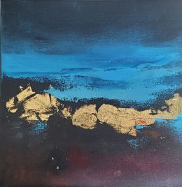 Painting, Variation abstraite 4, Nadine de Lespinats