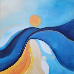 Painting, Songe pastoral 2, Nadine de Lespinats