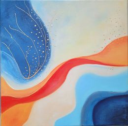 Painting, Songe pastoral 3, Nadine de Lespinats