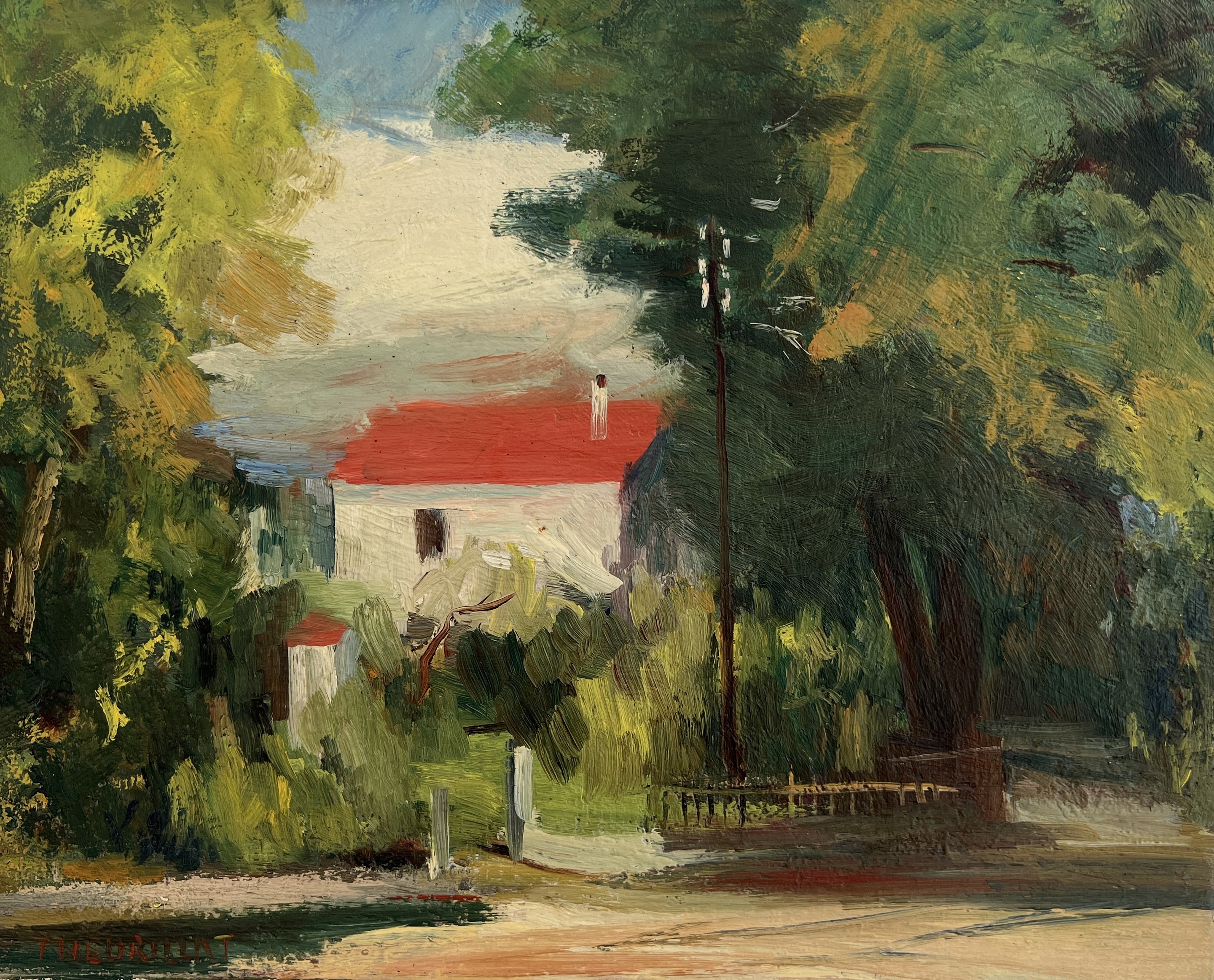 Herbert Theurillat, Maison à la toiture rouge Herbert Theurillat, Maison à la toiture rouge