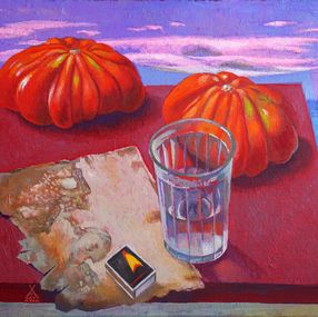 Gemälde, Still life with tomatoes, Andreas Charalambous
