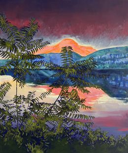 Painting, Mont rose, Hugo Caddous