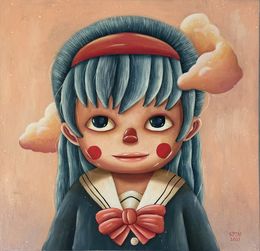 Painting, School Girl, Kapitan