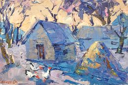 Gemälde, By the evening, Ivanyuk Oleksiy