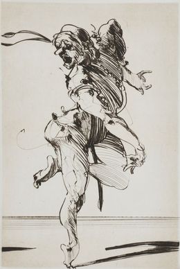 Print, Pantalon, gravure originale, Claude Weisbuch