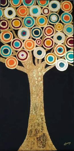 Gemälde, L'Arbre de vie, Joëlle Darmon