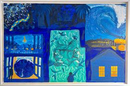 Painting, Collection Bleu d'été - Summertimes, Thomas Jeunet