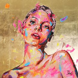 Peinture, Gold, Nathalie Cubéro