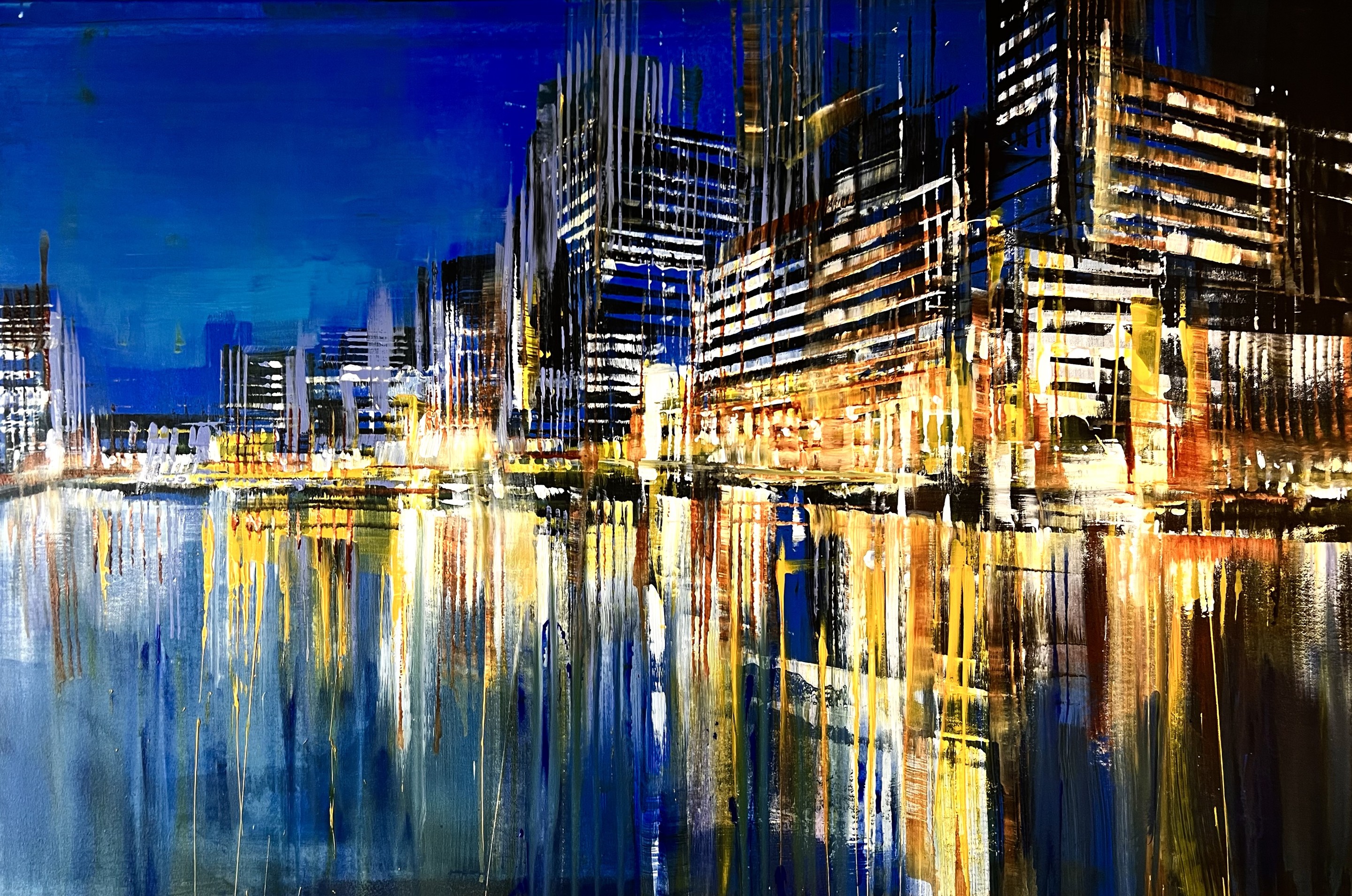 Bianca Prettau, Chelsea Pier by night Bianca Prettau, Chelsea Pier by night