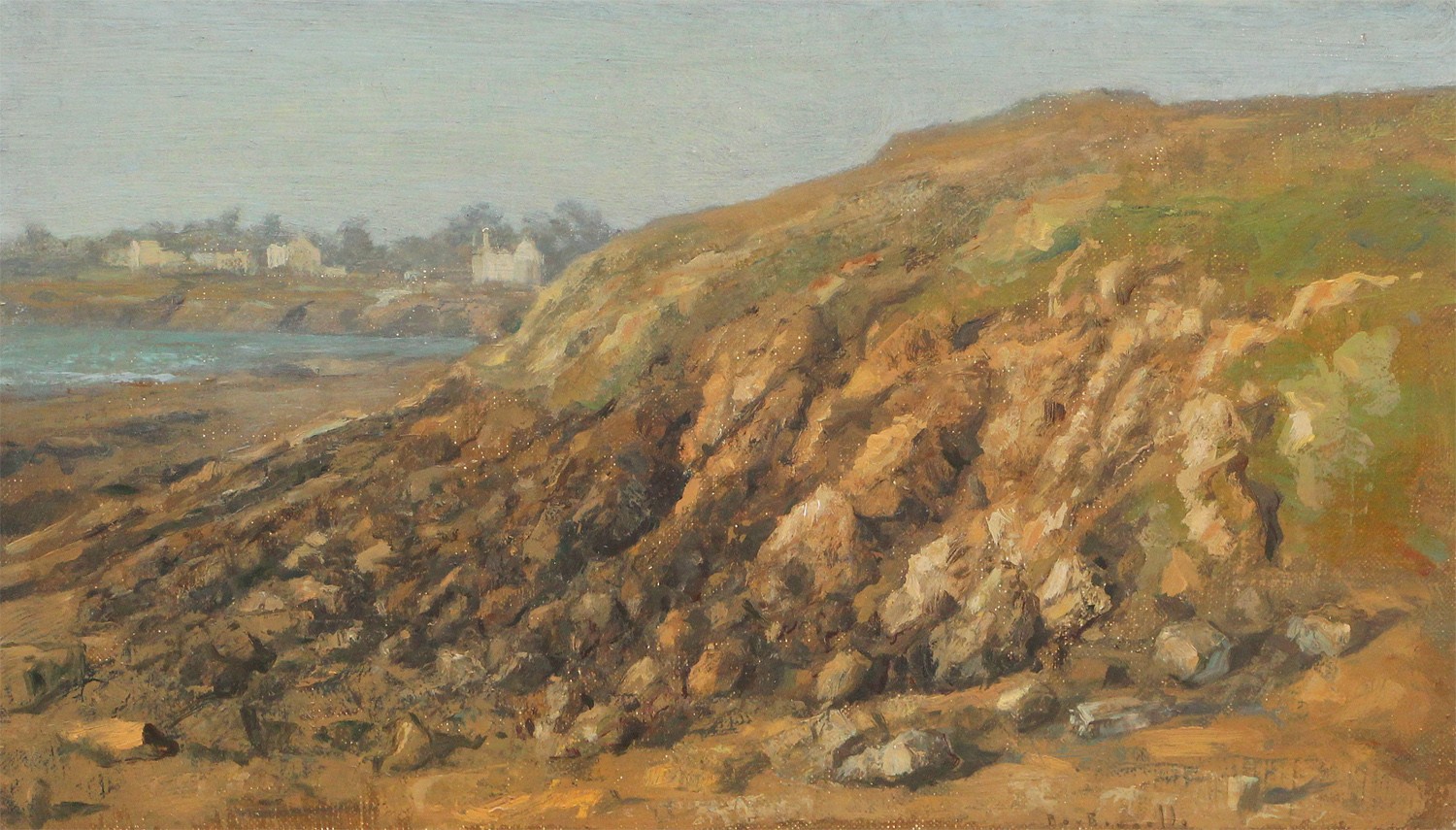 André Boubounelle, La côte rocheuse à Saint Briac André Boubounelle, La côte rocheuse à Saint Briac