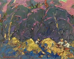 Painting, In the shade of willows, Ivanyuk Oleksiy