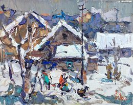 Painting, Holidays, Oksana Ivanyuk