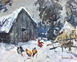 Gemälde, In the courtyard, Ivanyuk Oleksiy