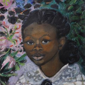 Gemälde, Fatou - Portrait d'une enfant, Céline Raphaël-Leygues