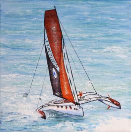 Gemälde, Le rire medecin N°CCCXXVI - Skipper orange, Jean-François Clair