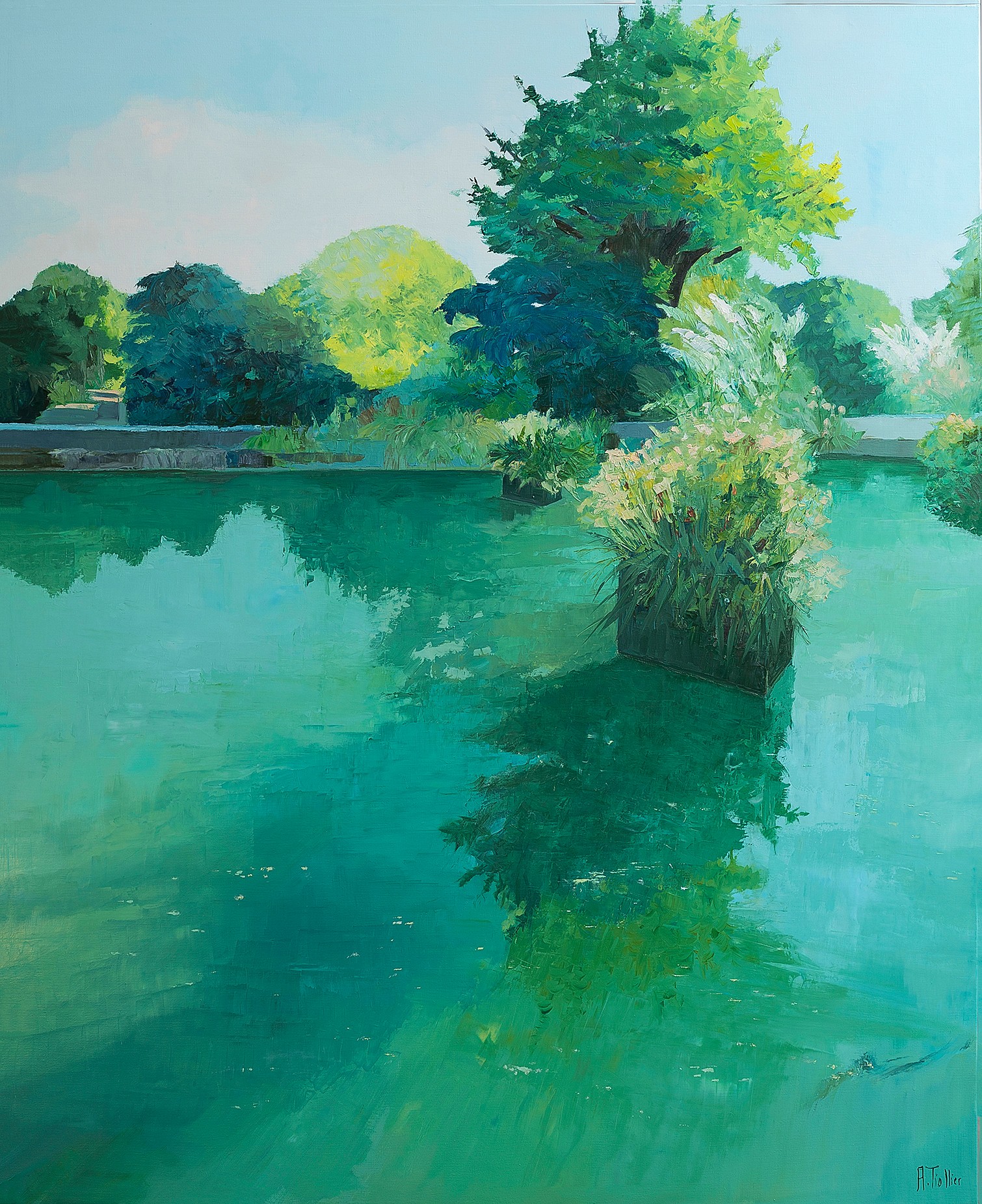 Agnès Tiollier, Reflets au parc Agnès Tiollier, Reflets au parc