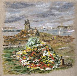 Gemälde, Solidor IV N°CCCXXIII - Grand parterre de fleurs, Jean-François Clair