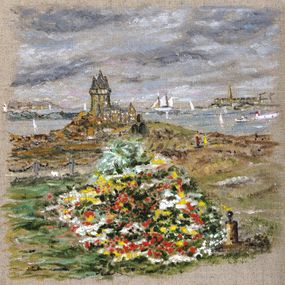 Gemälde, Solidor IV N°CCCXXIII - Grand parterre de fleurs, Jean-François Clair