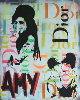 Gemälde, Miss Amy Dior & Banksy, Spaco
