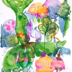 Pittura, Composition en vert, Isabelle Marie