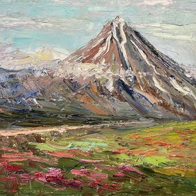 Gemälde, Vilyuchinsky volcano, Evgeniya Polyudova