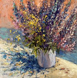 Peinture, Lupines, Evgeniya Polyudova