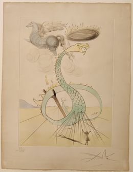 Drucke, Dan, from the series Twelve Tribes of Israel, Salvador Dali