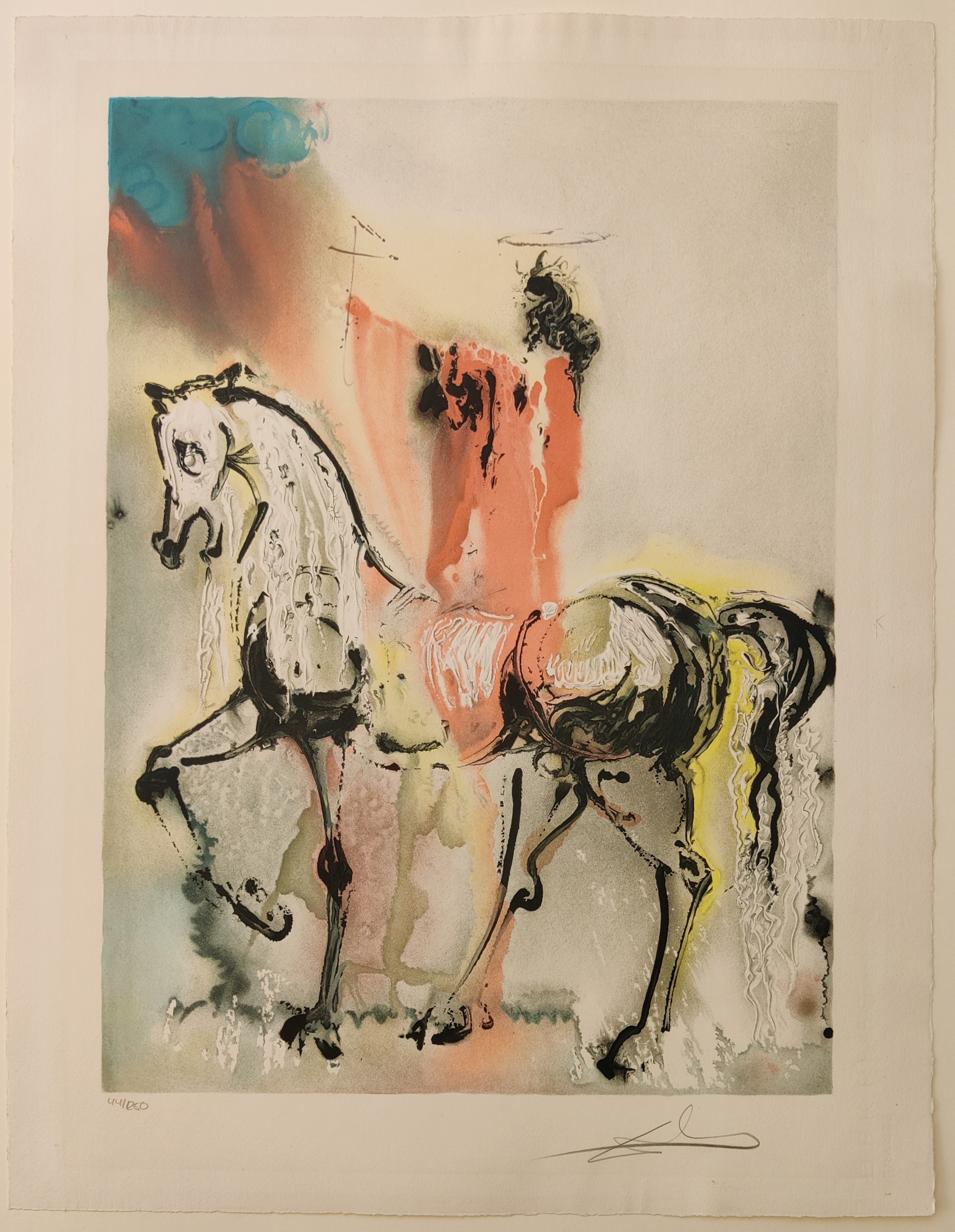 Salvador Dali, Le chevalier Chretien, from the series Les Chevaux Daliniens Salvador Dali, Le chevalier Chretien, from the series Les Chevaux Daliniens