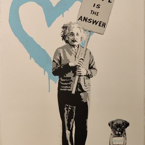 Drucke, Love Is The Answer - MC2 (Blue), Mr Brainwash