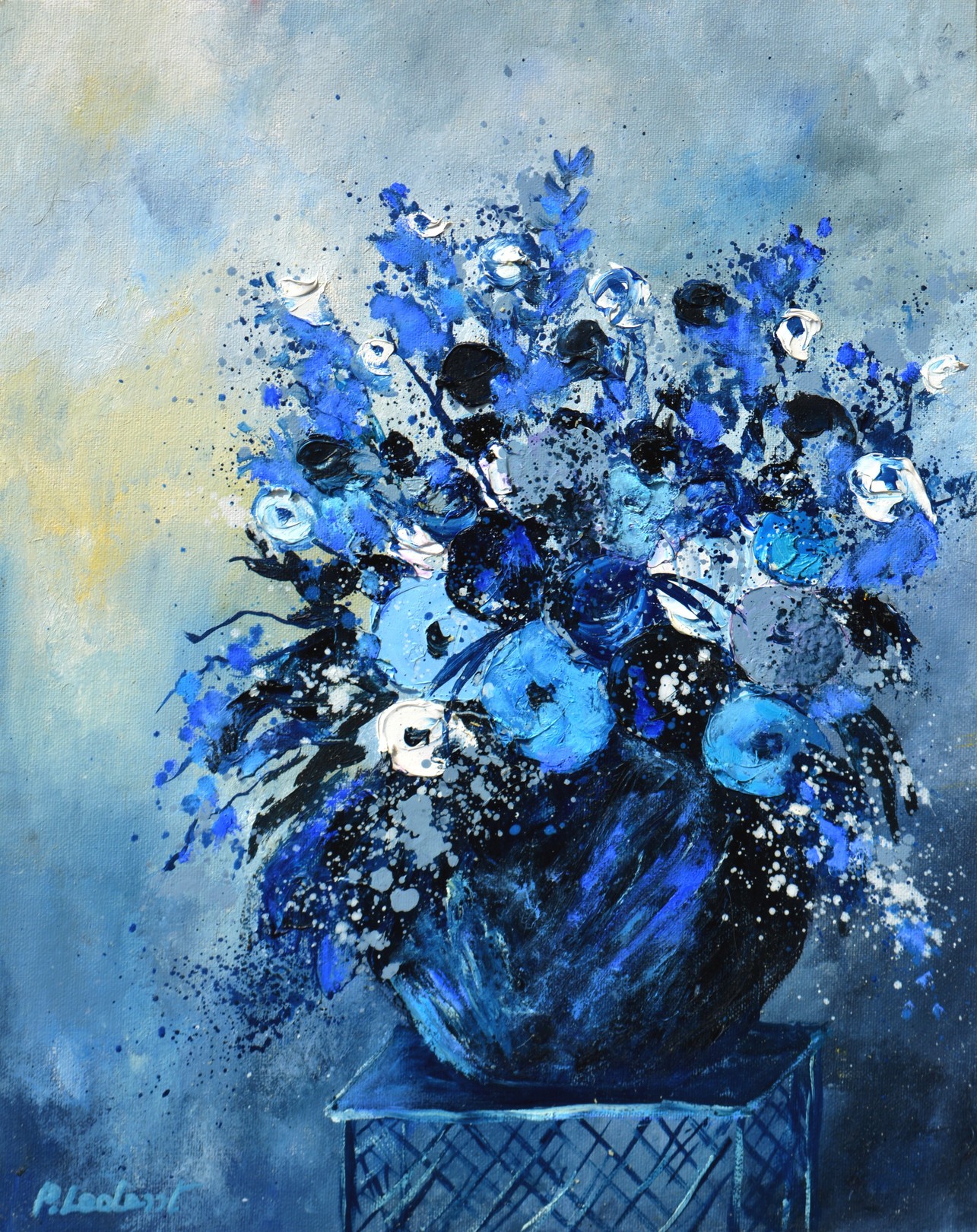 Pol Ledent, Blue still life Pol Ledent, Blue still life
