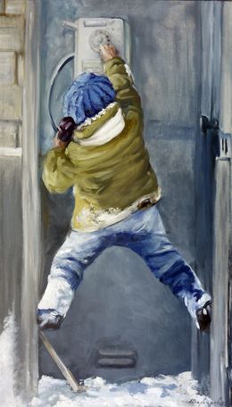 Painting, Call mom, Anatoly Varvarov