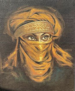 Peinture, Known Delight - 21st Century, Contemporary, Figurative Portrait, Religious, Wasiu Adelakun