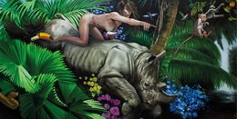 Painting, Garden of Eden, Wild Ride, Matteo Nannini