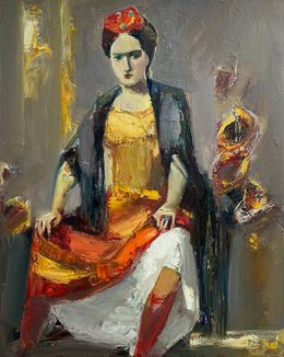 Peinture, Frida Kahlo Portrait, Mateos Sargsyan