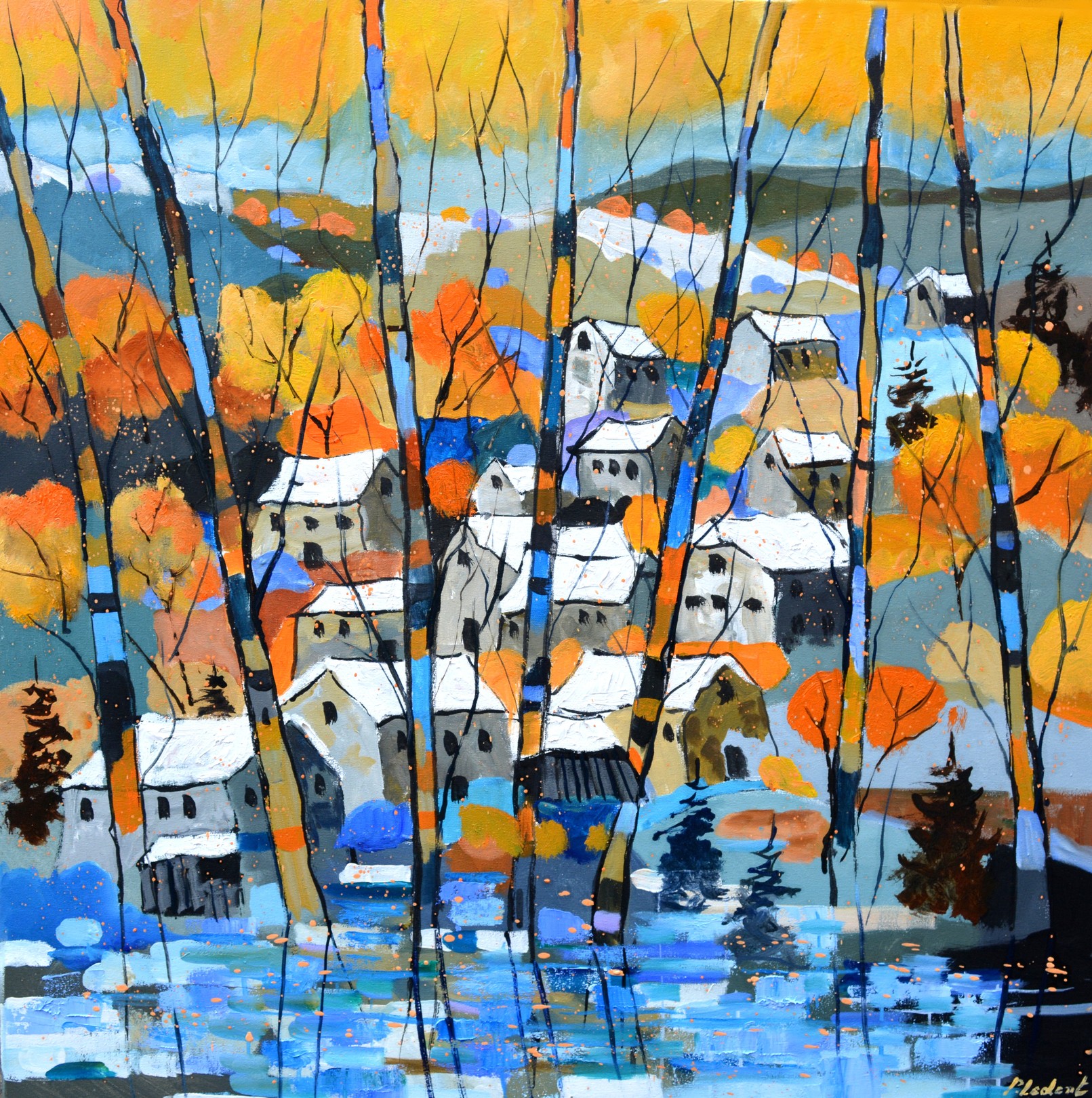 Pol Ledent, Quiet autumn 7724 Pol Ledent, Quiet autumn 7724