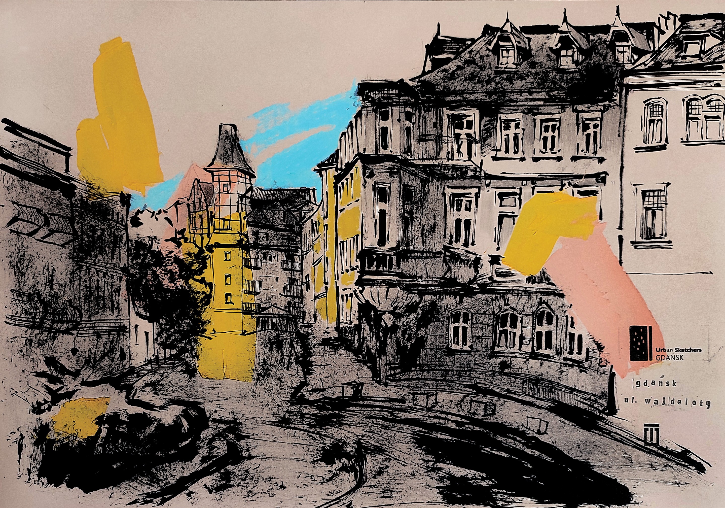 Tetiana Ocheredko, Sketch24. Gdansk, ul.Wajdeloty Tetiana Ocheredko, Sketch24. Gdansk, ul.Wajdeloty