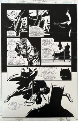Dessin, Planche Originale Batman Gotham Knights #16 page 21, Roger Robinson
