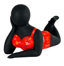 Sculpture, Lovely lady red, Gertruud Hartog