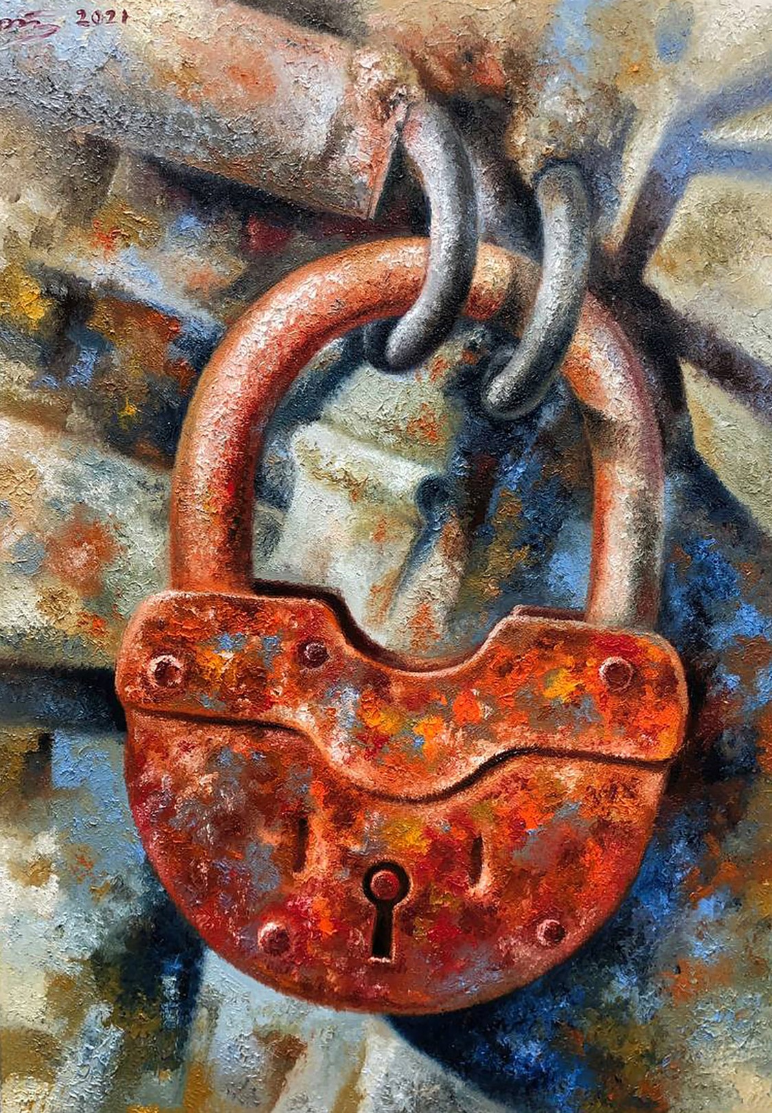 Voichenko Sergiy, Old door lock Voichenko Sergiy, Old door lock