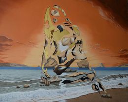 Painting, Laguna Sunrise, Farid Saâdi