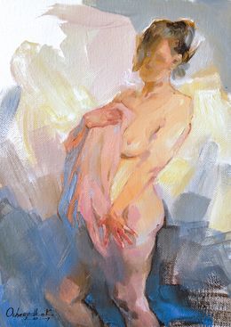 Peinture, Playful sun rays, Kateryna Ocheredko