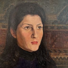 Gemälde, Portrait de jeune femme, Charles Alexandre Mairet