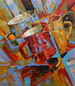 Painting, Three cups, Voichenko Sergiy