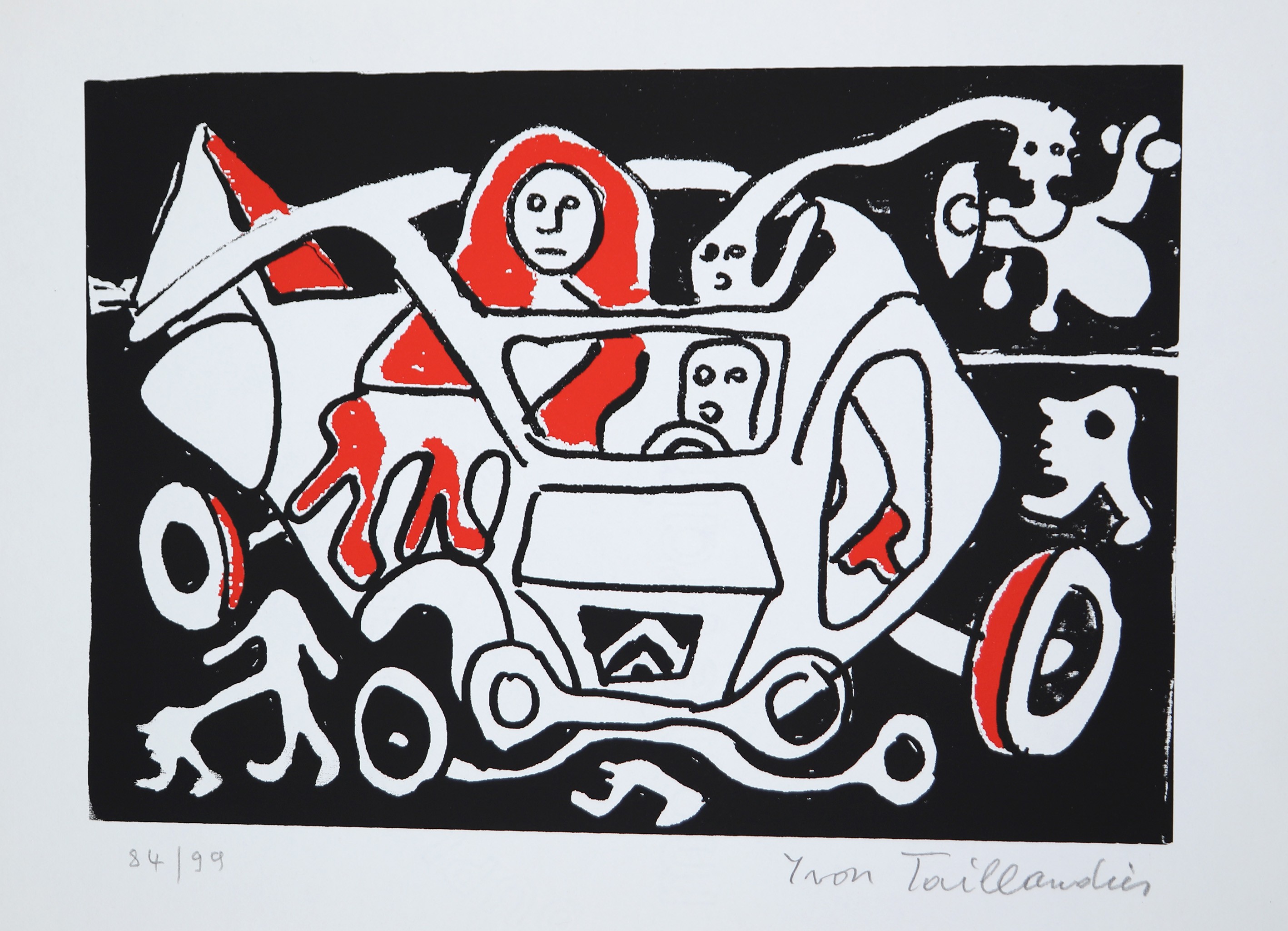 Yvon Taillandier, Composition aux personnages (C) Yvon Taillandier, Composition aux personnages (C)
