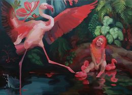 Painting, L'Envole II, Patricia Dubois