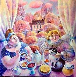 Peinture, Tea With an Angel, Anna Varella
