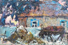 Gemälde, From the road, Ivanyuk Oleksiy