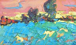 Painting, Dewy grasses, Ivanyuk Oleksiy